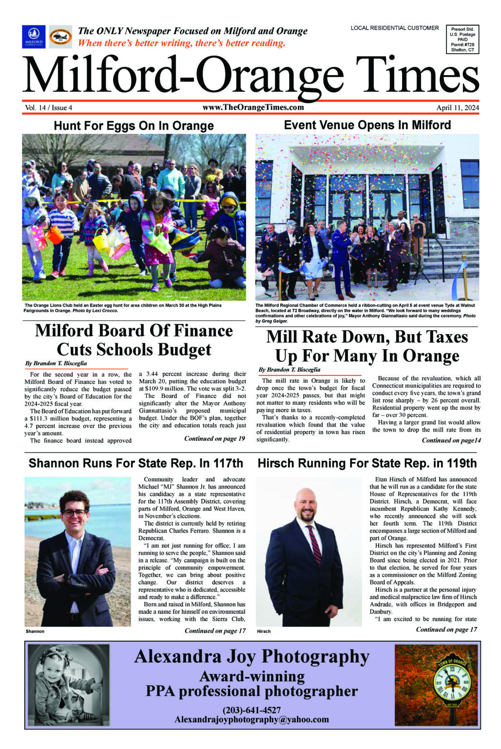 2024 Print Issues – Milford-Orange Times