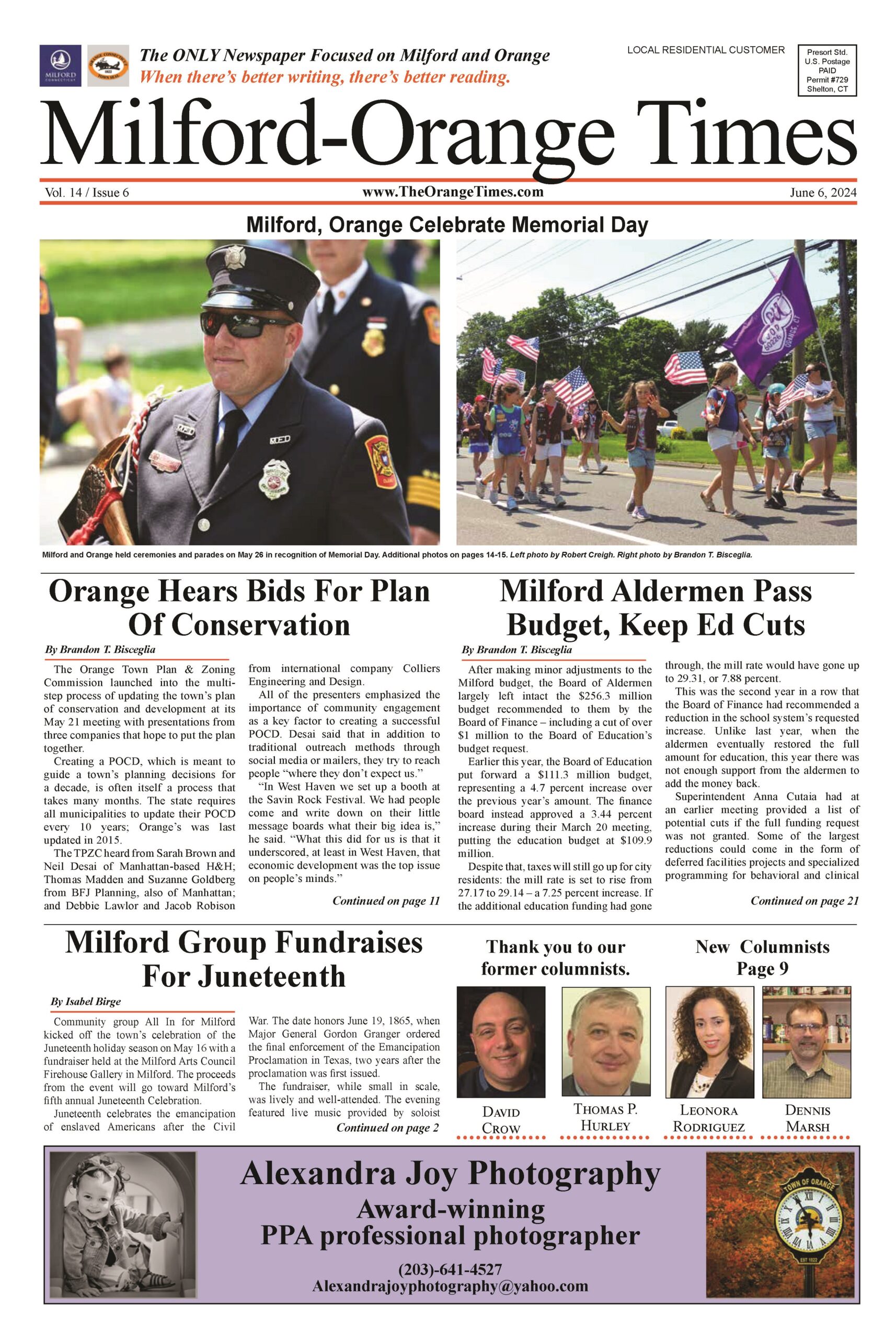 Milford-Orange Times: June 6, 2024 Issue – Milford-Orange Times